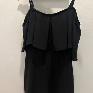 After Market Black sleeveless romper medium